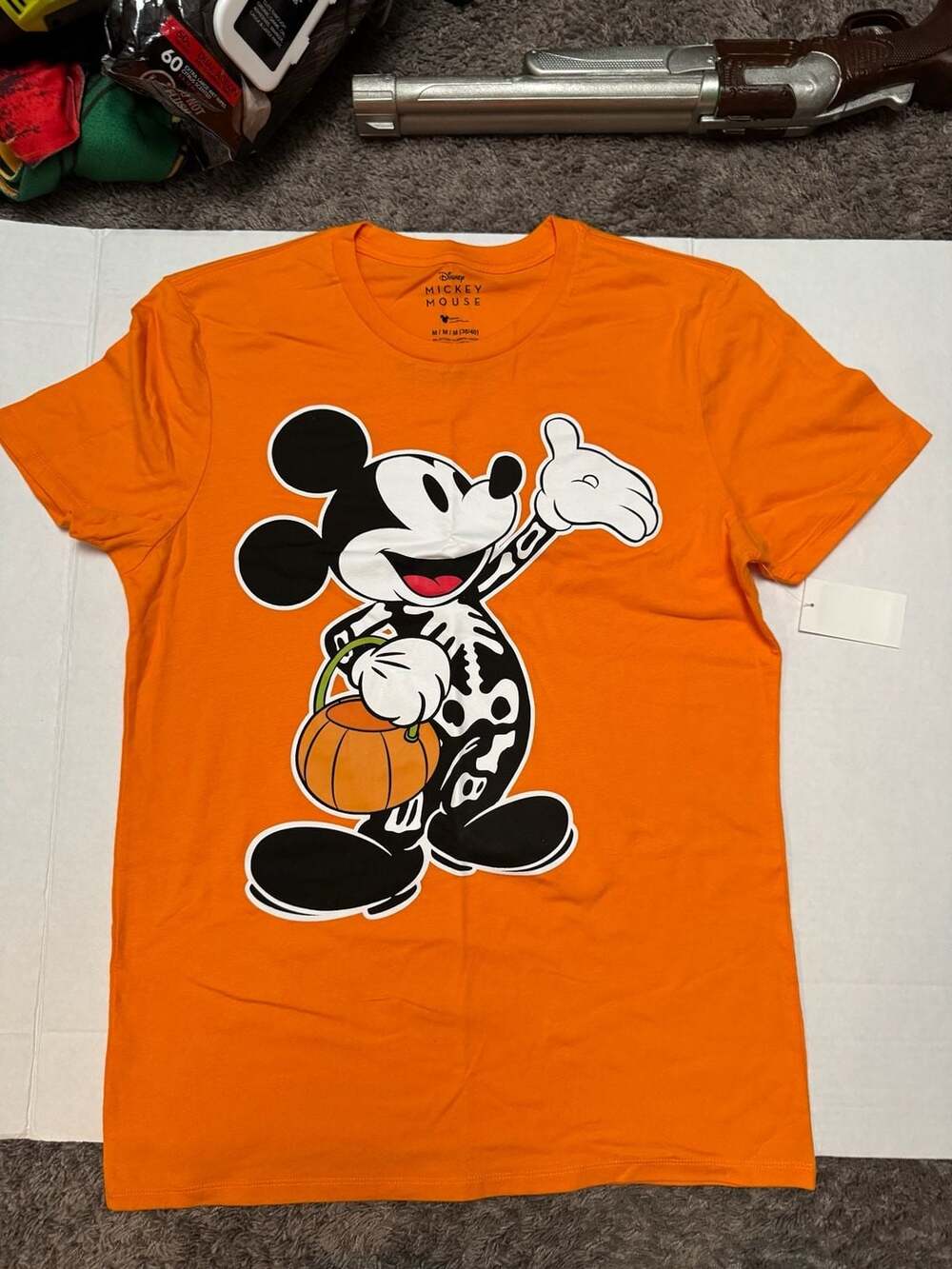 Disney Mickey Mouse Halloween Skeleton Graphic T-Shirt